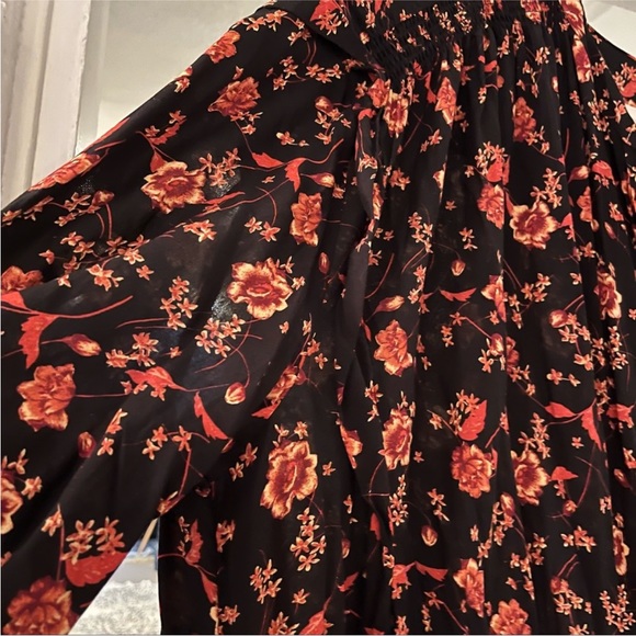 Free People Flower Fields Mini Dress in Dark Combo - Picture 3 of 7